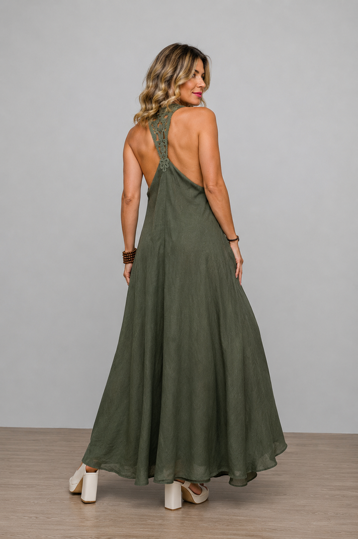 Φόρεμα μακρύ Aurora Linen