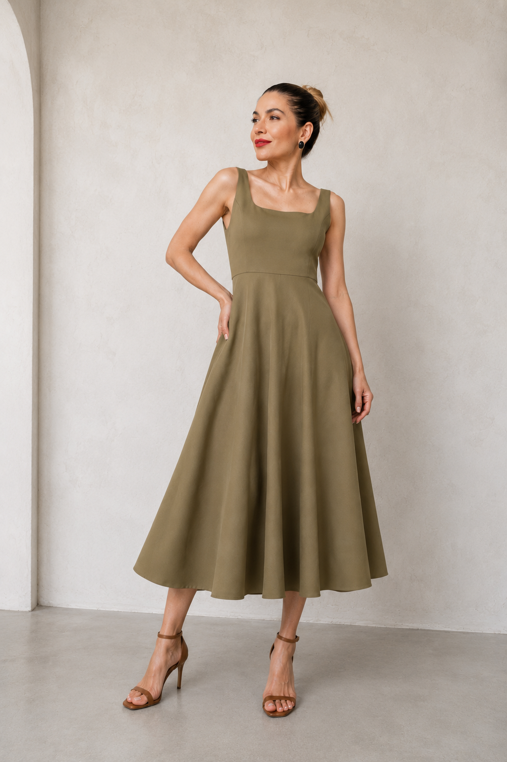 Olive Aura Φόρεμα