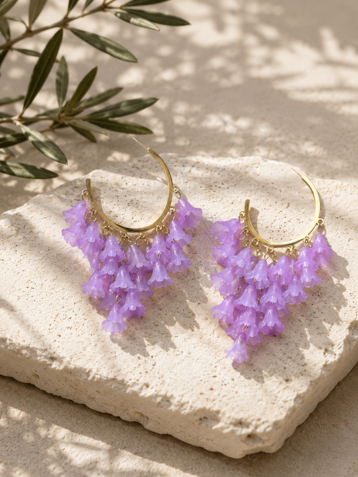 Lilac Bloom Σκουλαρίκια