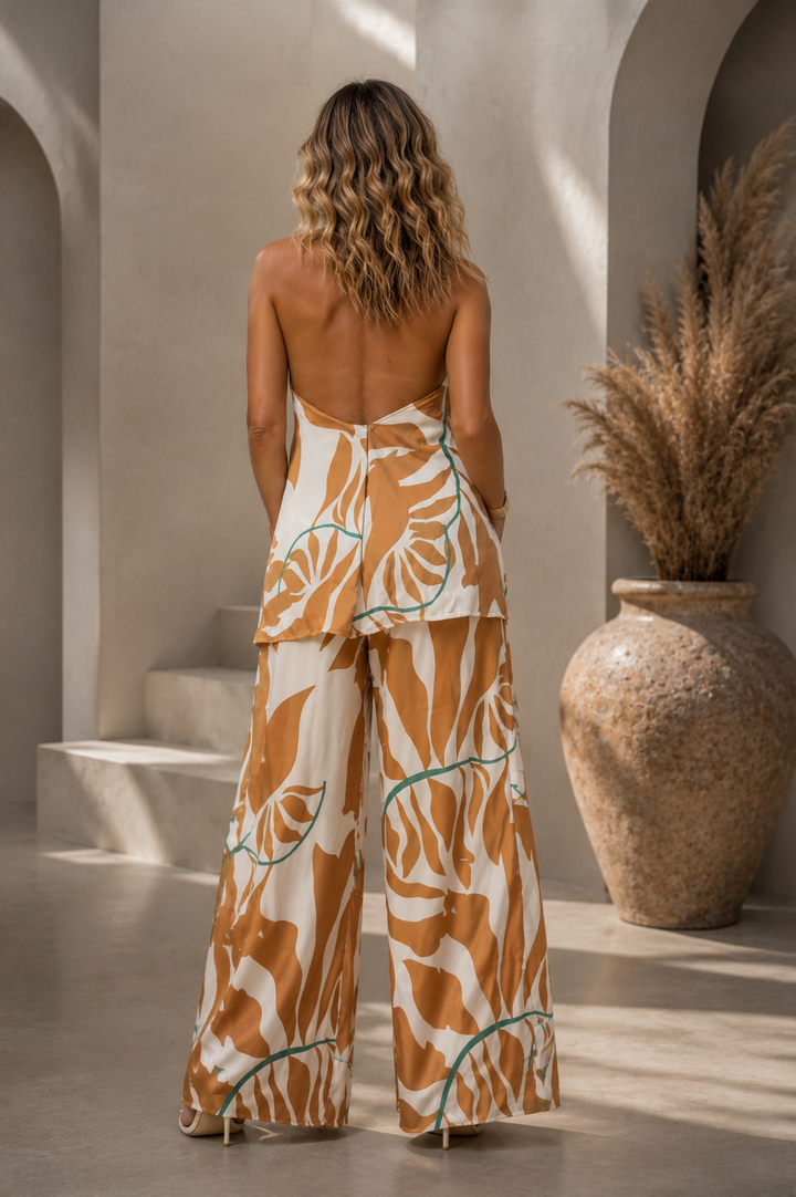 Soleil Muse Wide Leg Παντελόνα