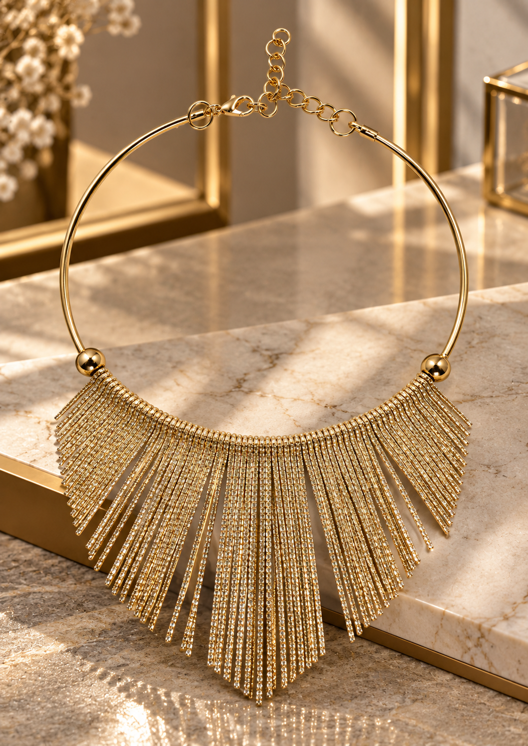 Κολιέ Statement Fringe