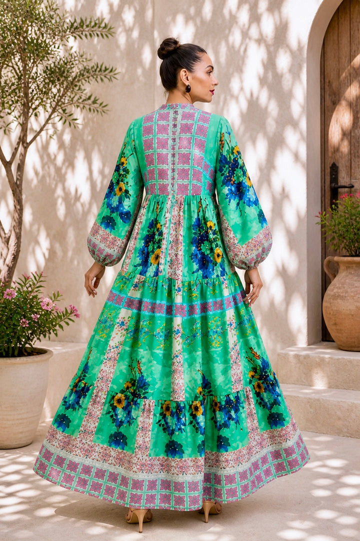Bohemian Bloom Maxi Dress