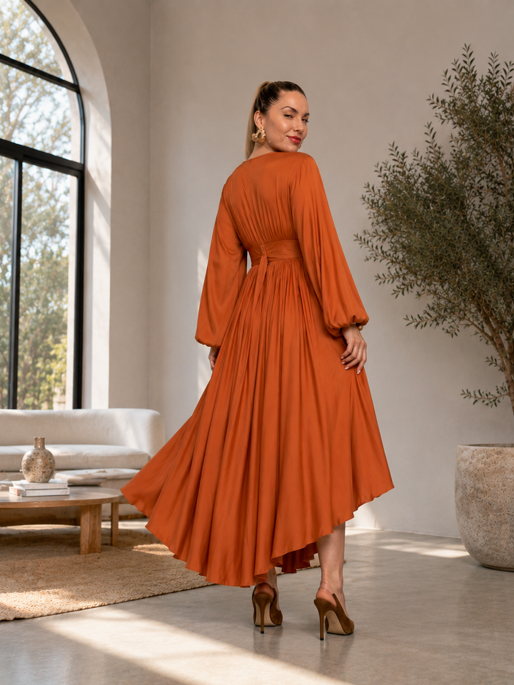Siena Pleated Dress