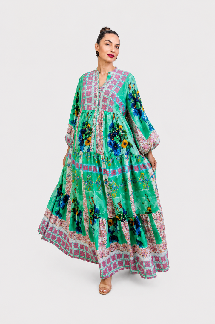 Bohemian Bloom Maxi Dress