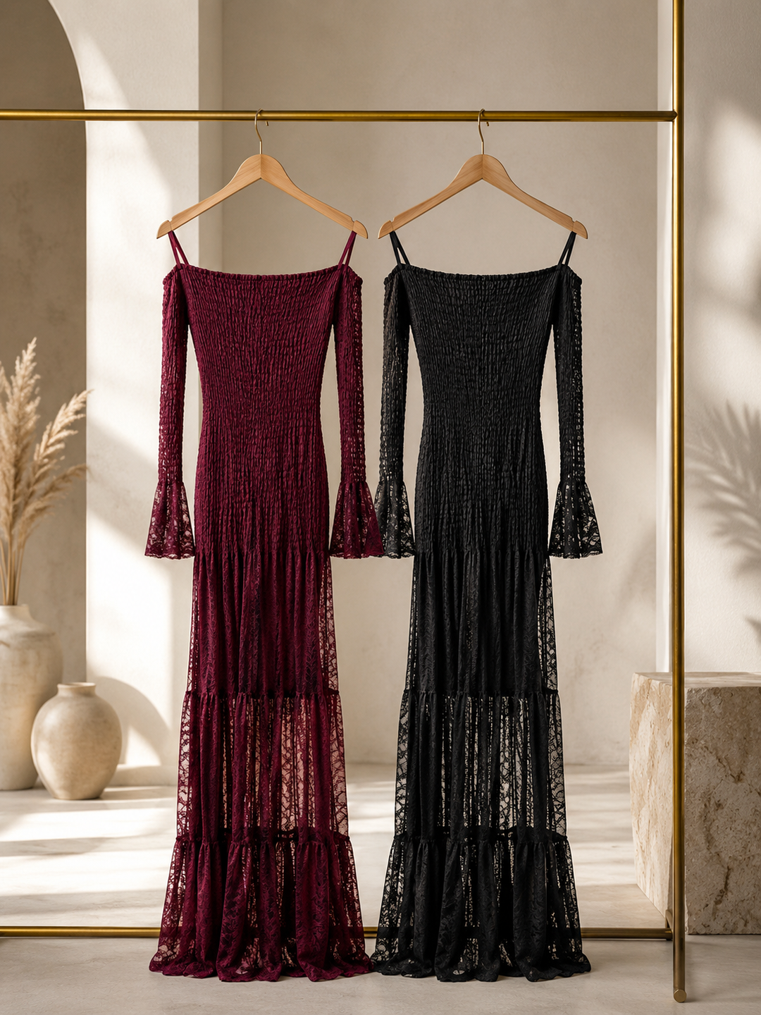 Velvet Muse Maxi Φόρεμα