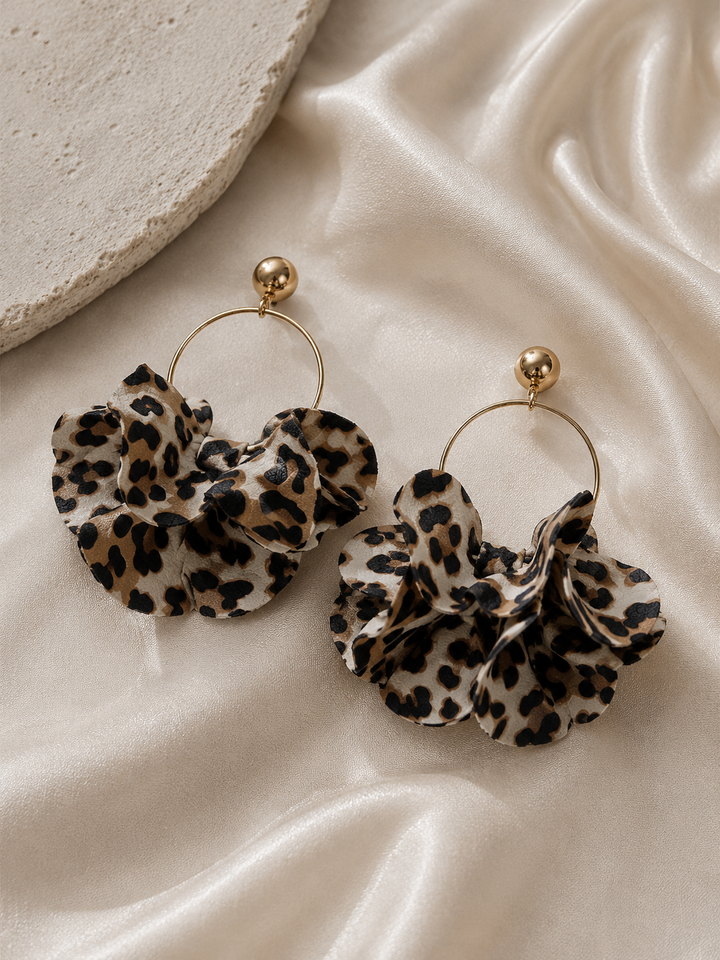 Din σκουλαρίκια animal print