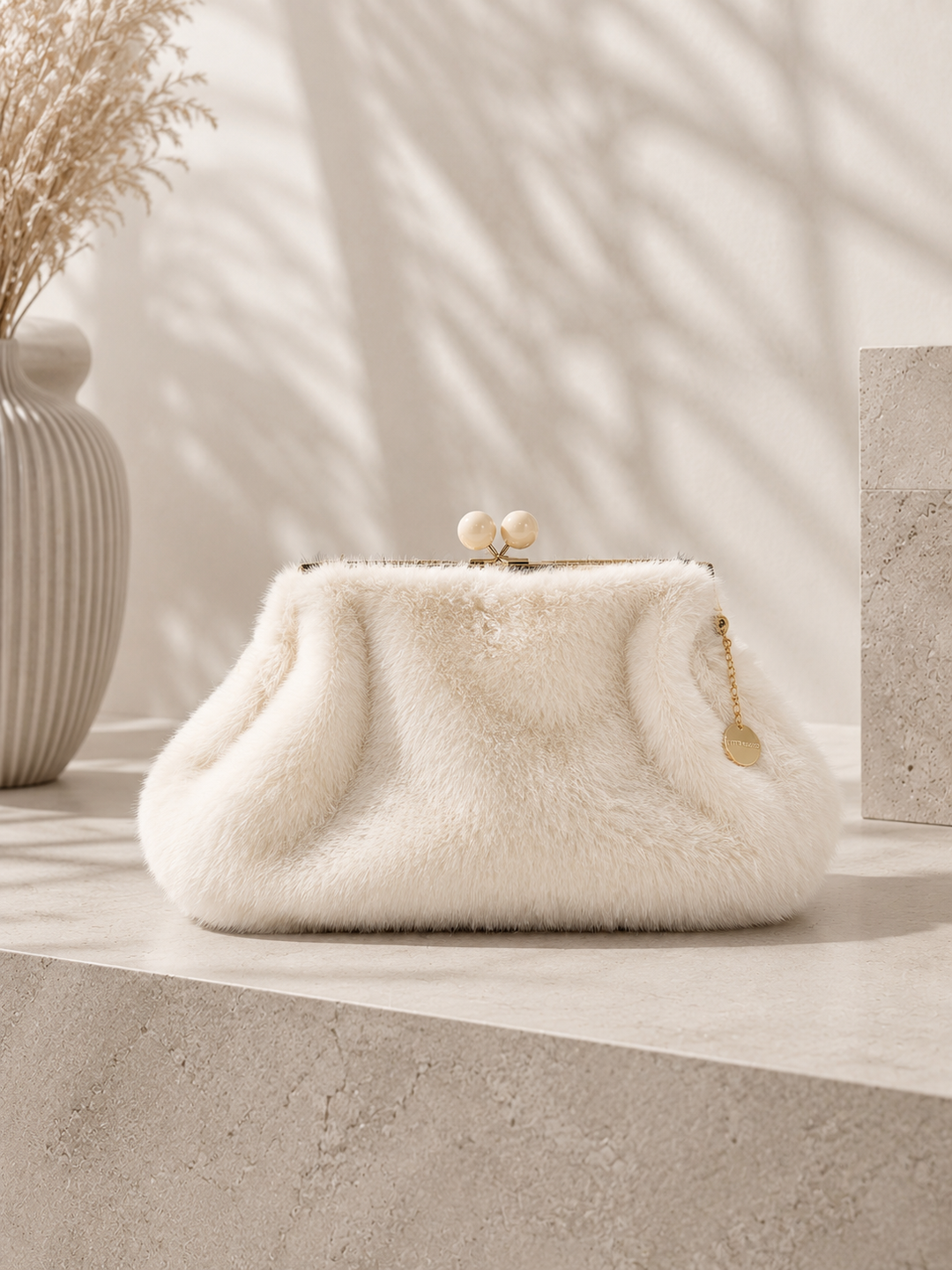 Soft Luxe Γούνινη τσάντα