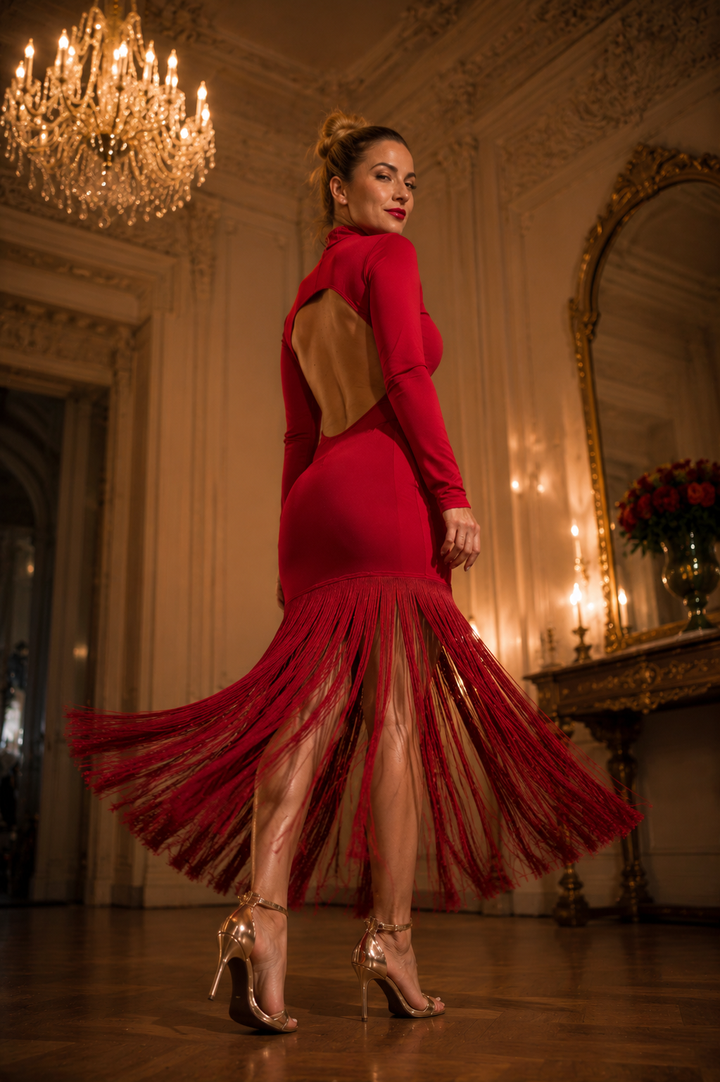 Motion Fringe Dress