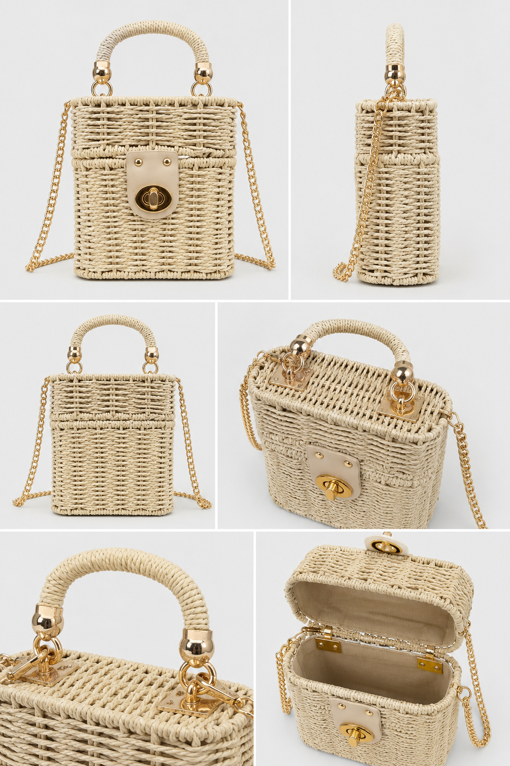 Τσαντάκι Raffia Box