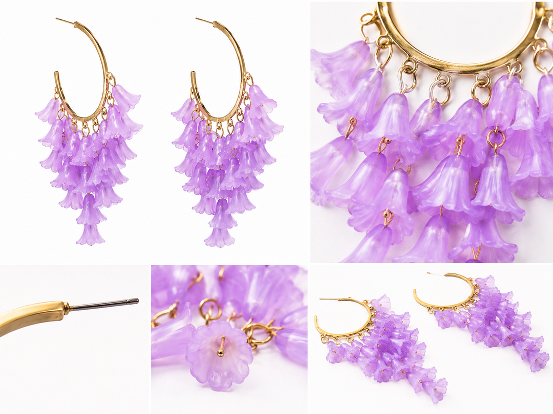 Lilac Bloom Σκουλαρίκια