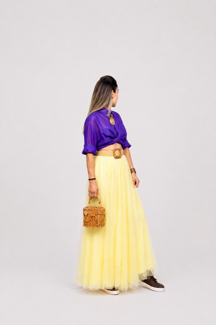 Butter Tulle Maxi Skirt One Size