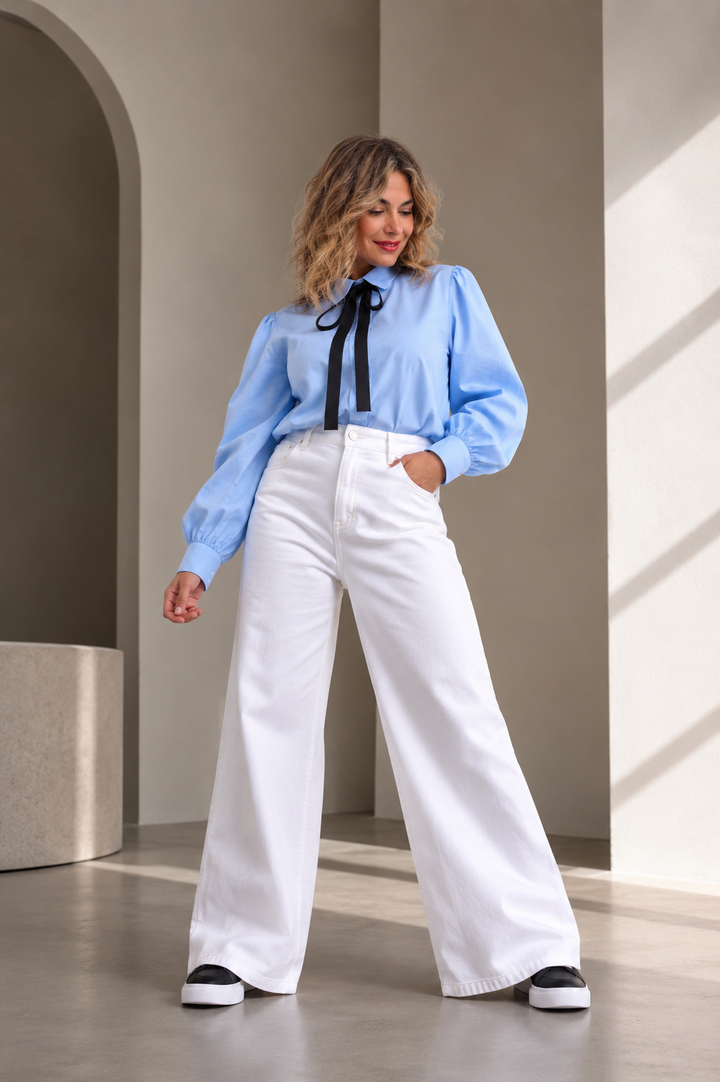 Luna  Cropped Πουκάμισο