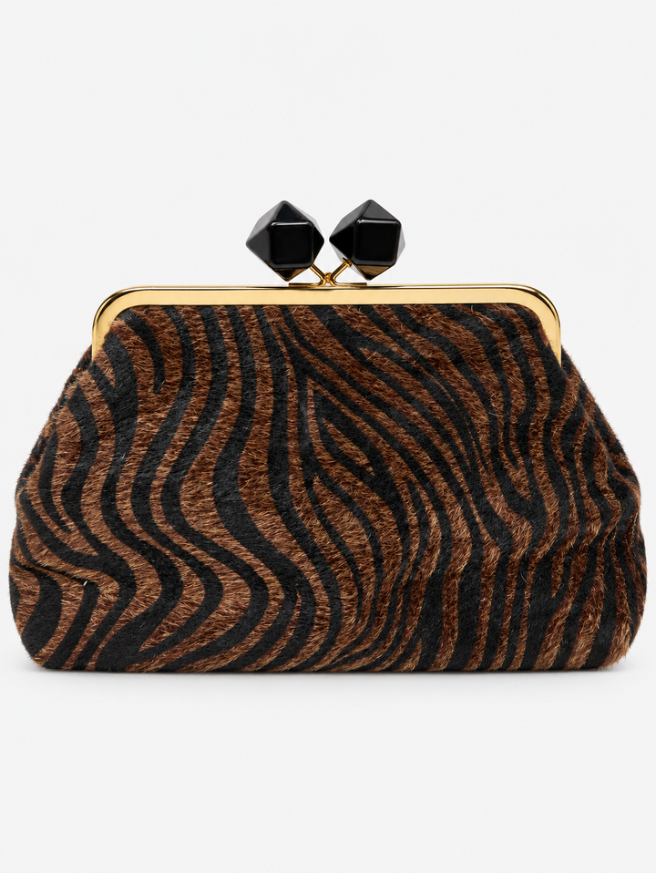 Τσάντα clutch Tiger print