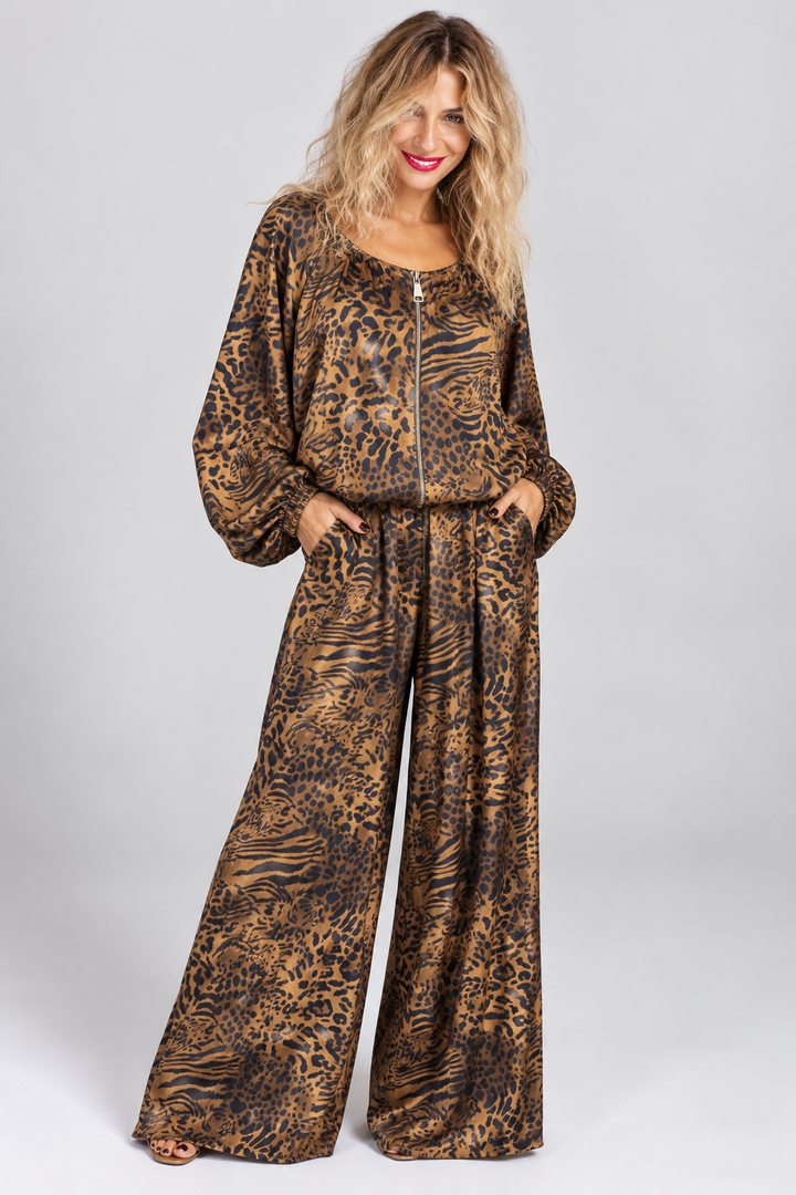 Σετ Jacket &amp; Παντελόνα Animal Print