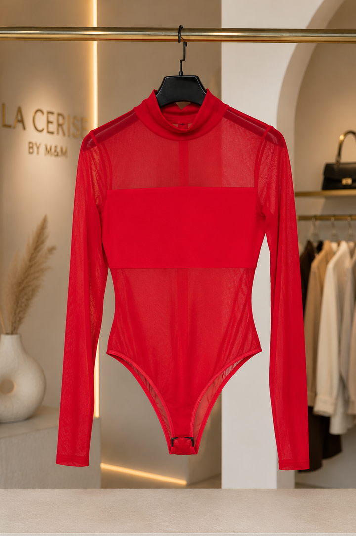 Κορμάκι Mesh Elegance