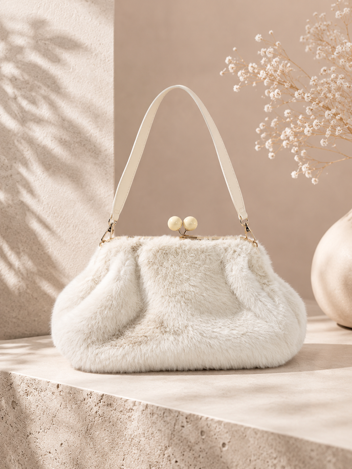 Soft Luxe Γούνινη τσάντα