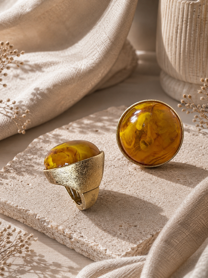Amber Glow Ring