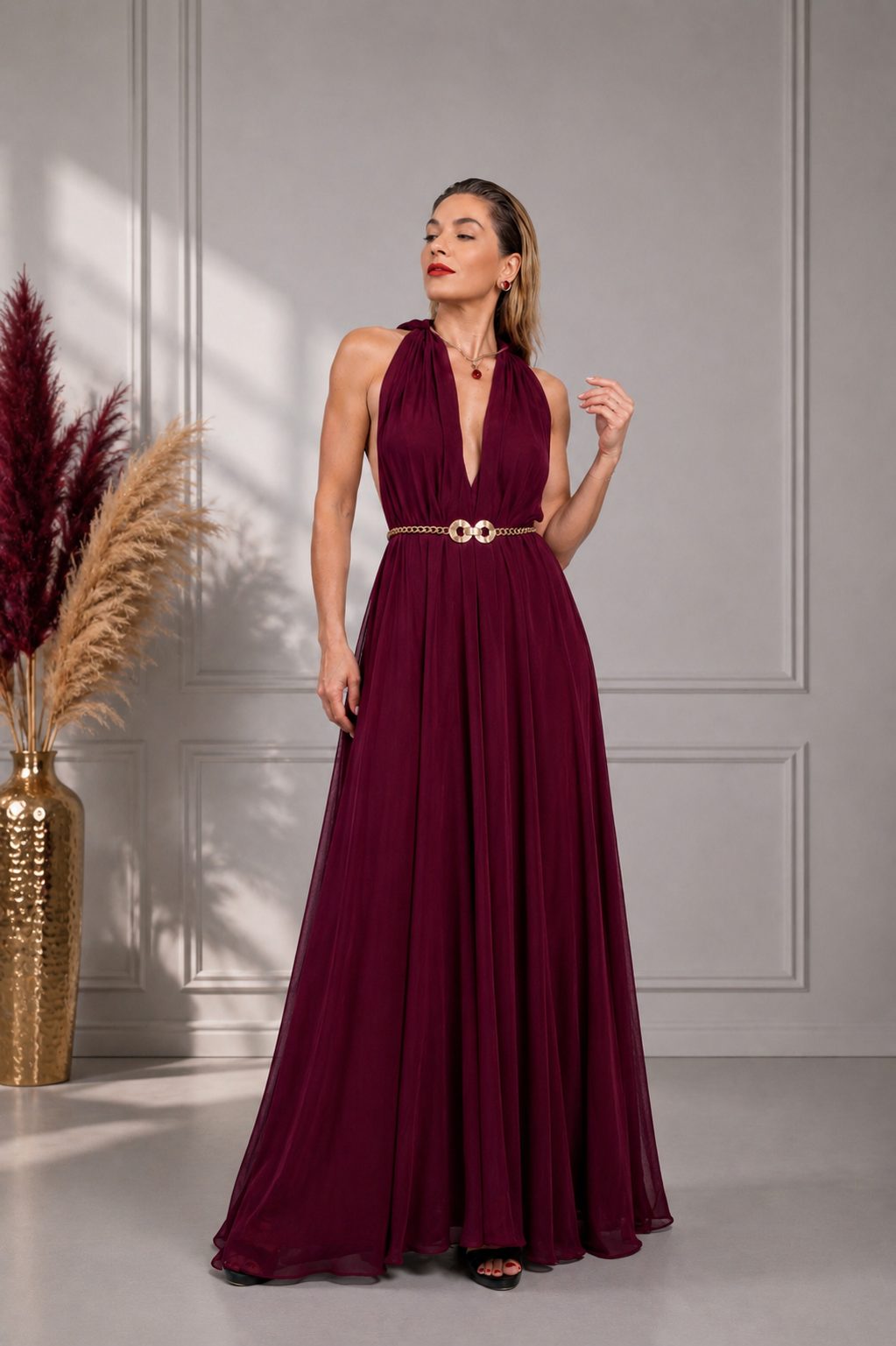 Noiré Hooded Maxi Dress