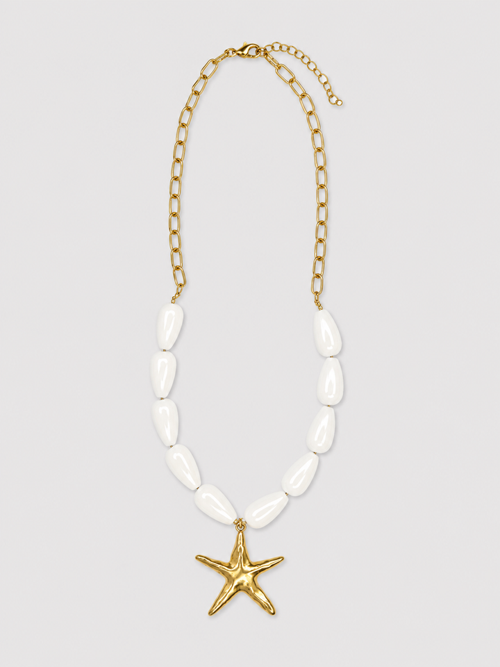 Κολιέ Starfish Pearl Chain
