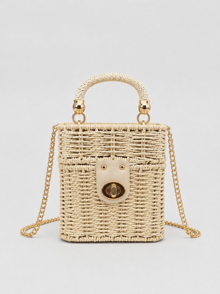 Τσαντάκι Raffia Box