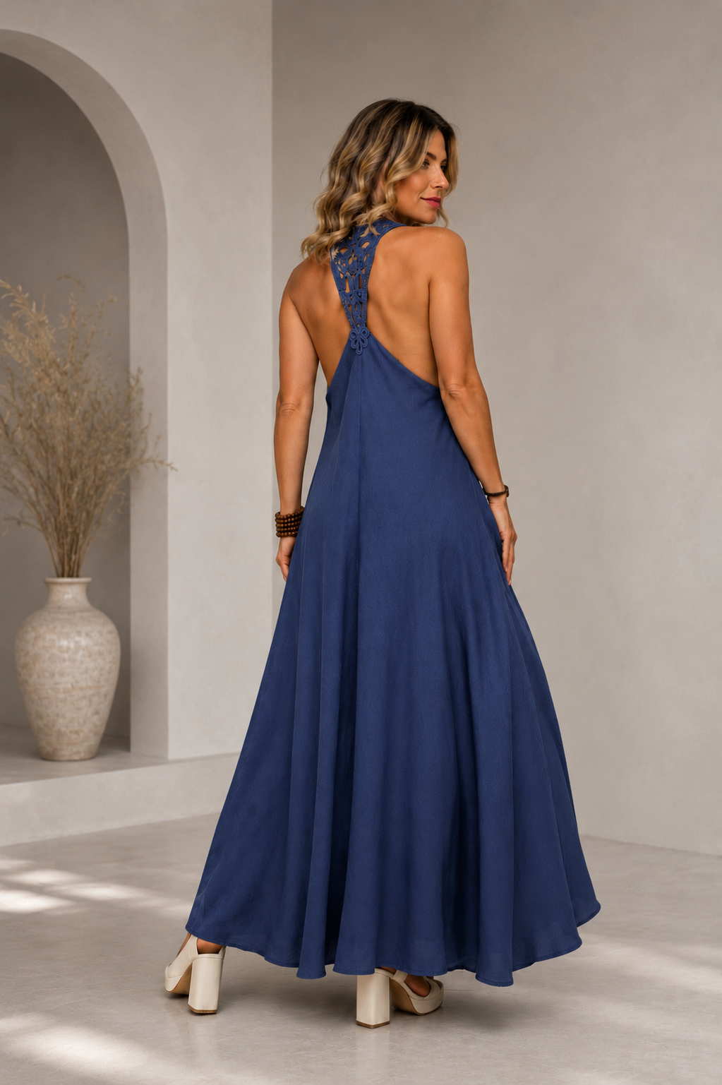 Φόρεμα μακρύ Aurora Linen