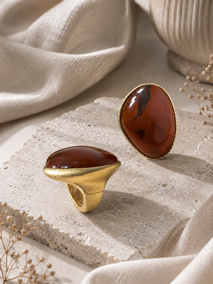 Amber Glow Ring