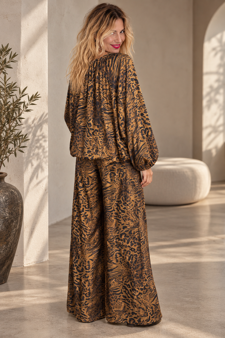 Σετ Jacket &amp; Παντελόνα Animal Print
