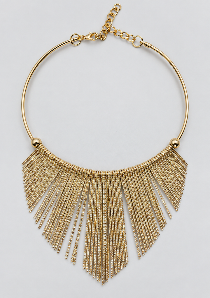 Κολιέ Statement Fringe
