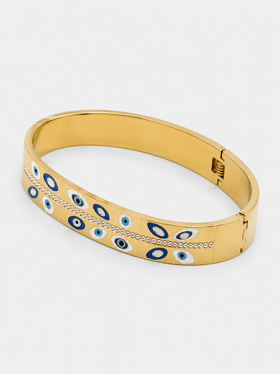 Χειροπέδα Evil Eye Gold Luxe