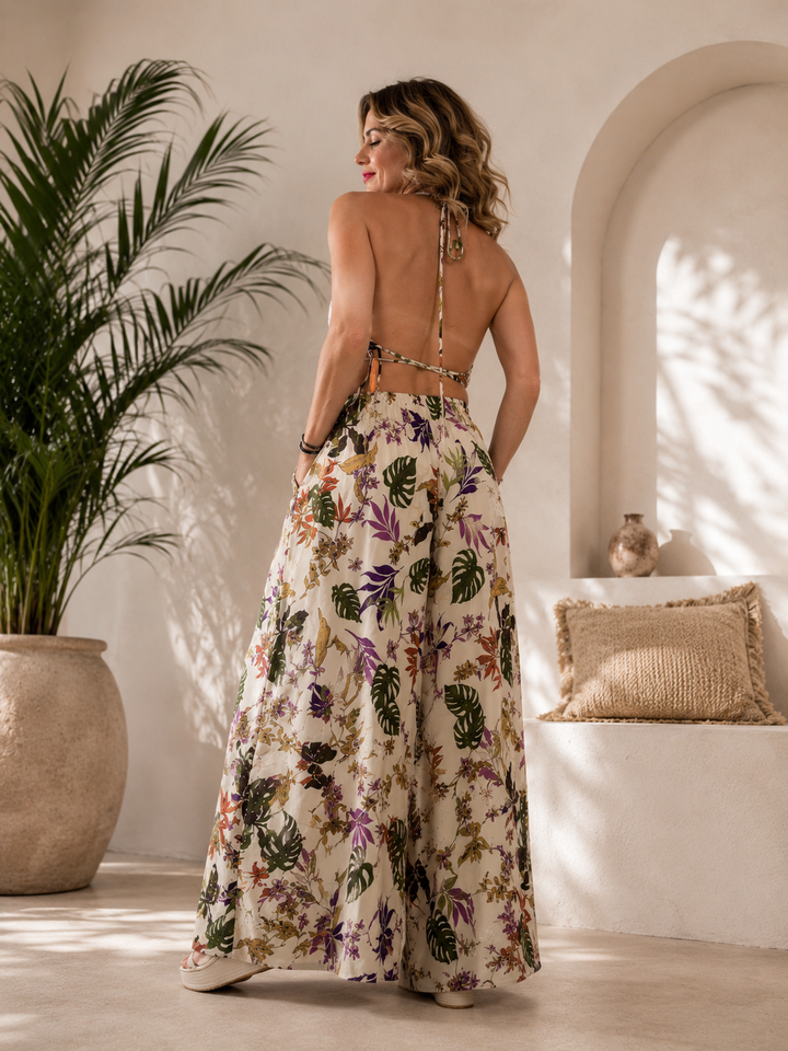 Σετ Τοπ &amp; Παντελονα Tropical Escape