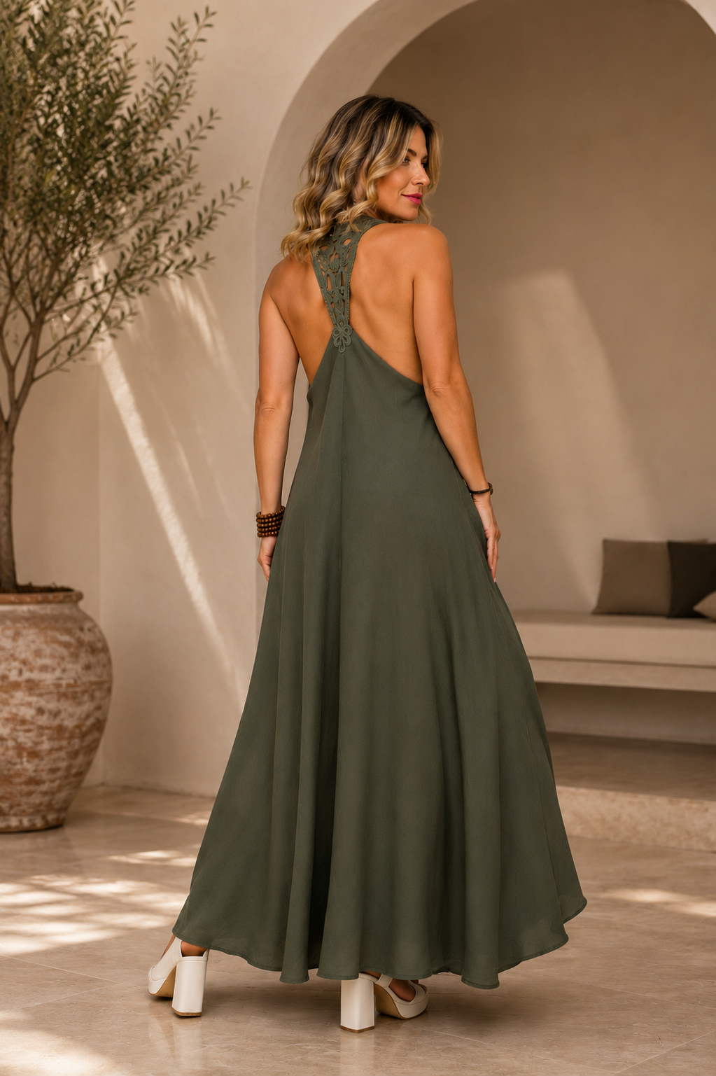 Φόρεμα μακρύ Aurora Linen
