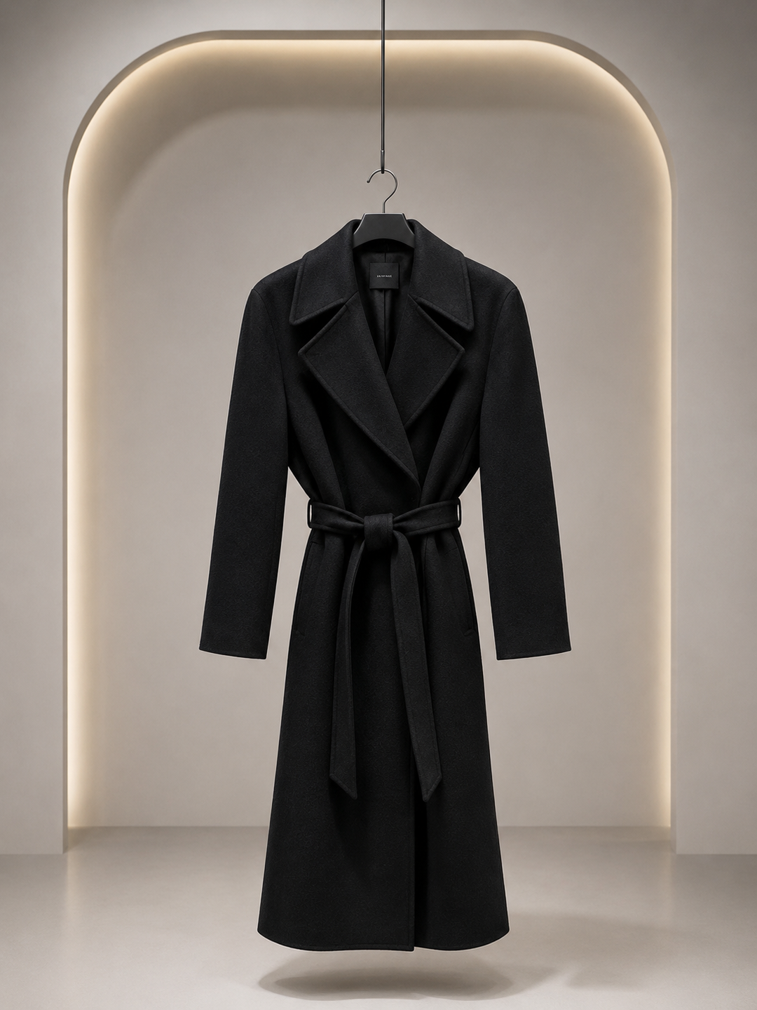 Noir Elegance Coat