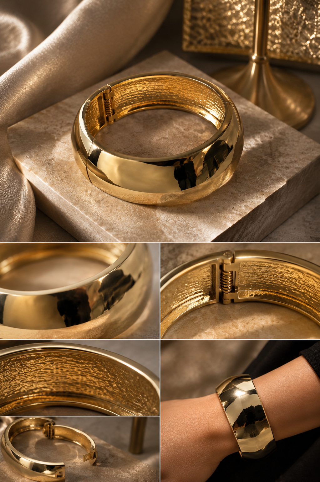 Βραχιόλι Χειροπέδα Luxe Curve
