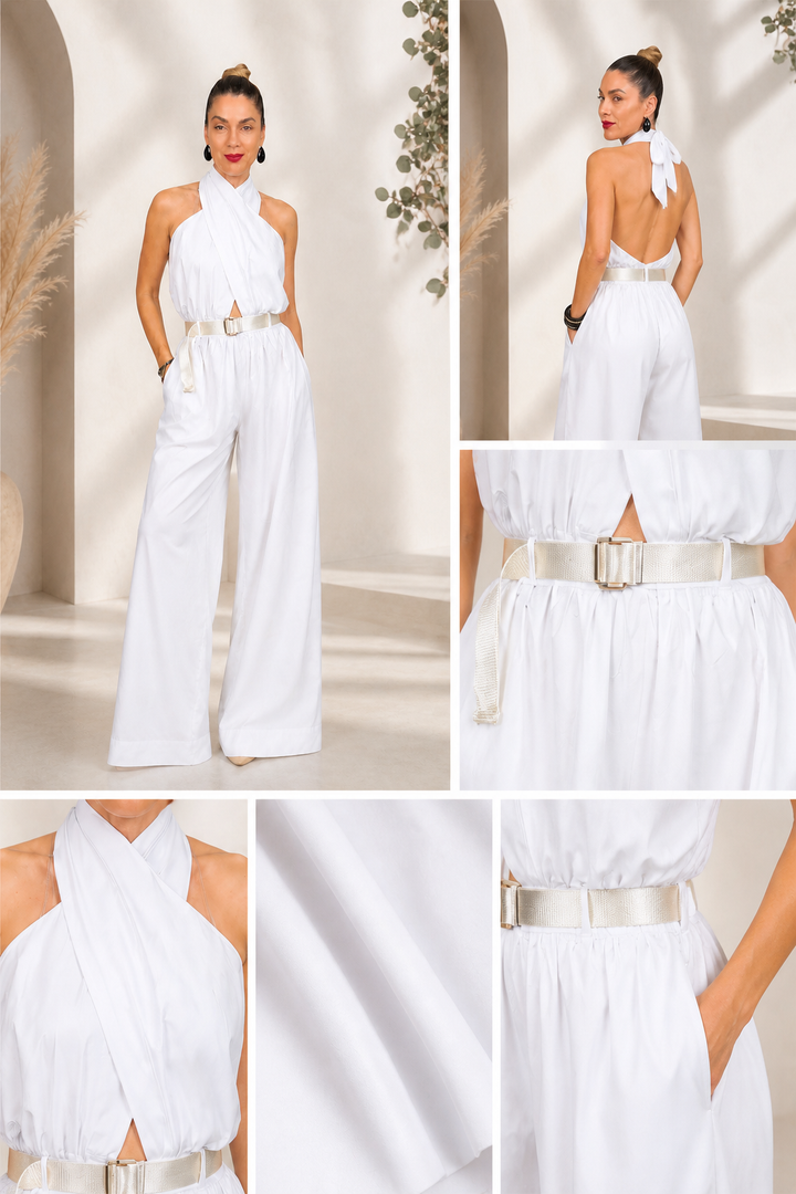 Ethereal Muse Halter Ολόσωμη φόρμα