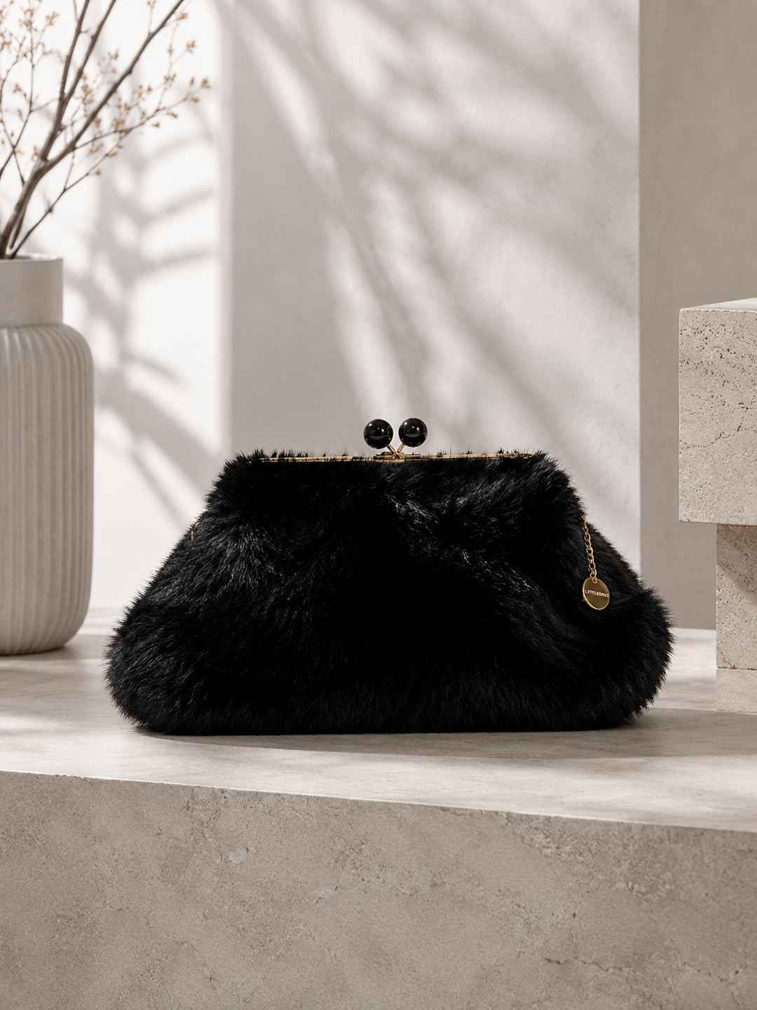 Soft Luxe Γούνινη τσάντα