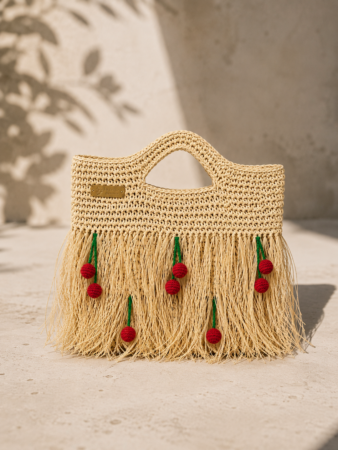 Cerise Breeze Χειροποίητη τσάντα