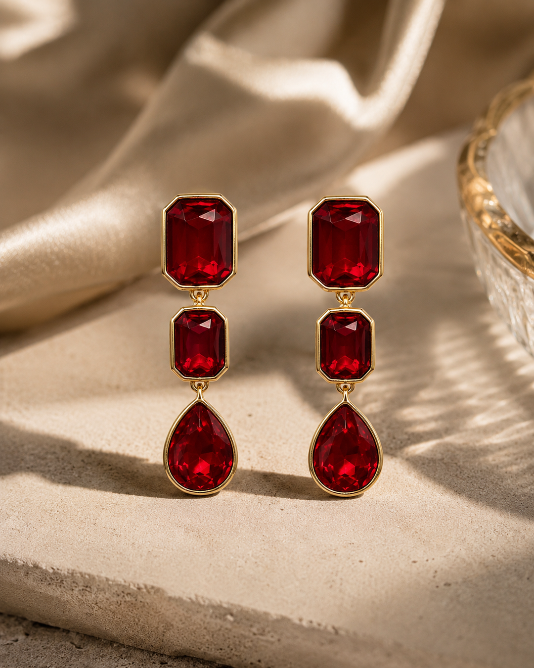 Ruby Royale Σκουλαρίκια
