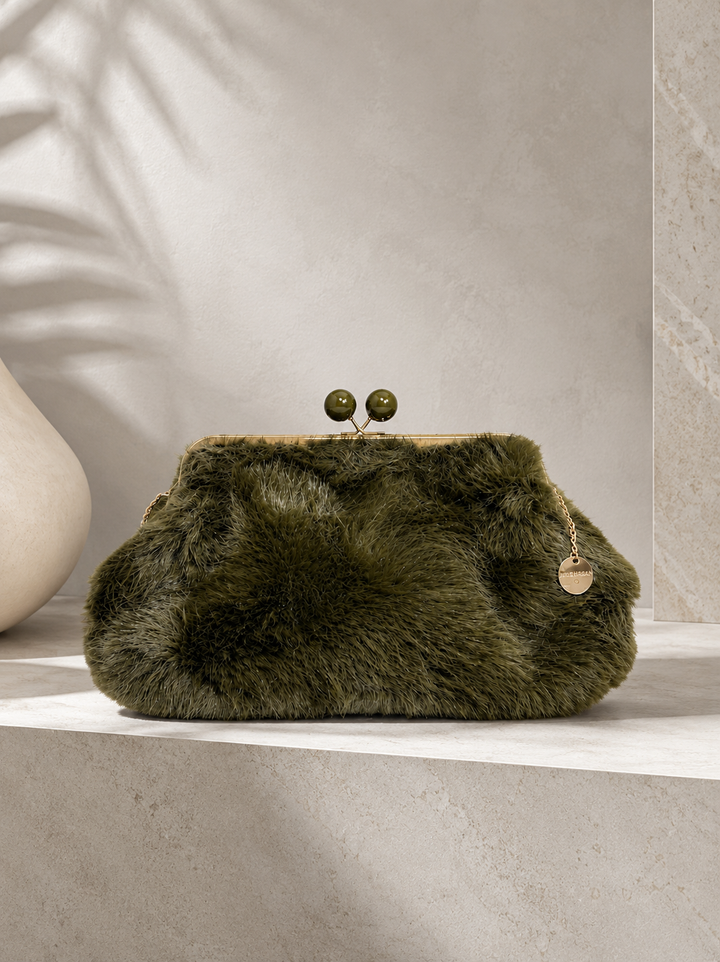 Soft Luxe Γούνινη τσάντα