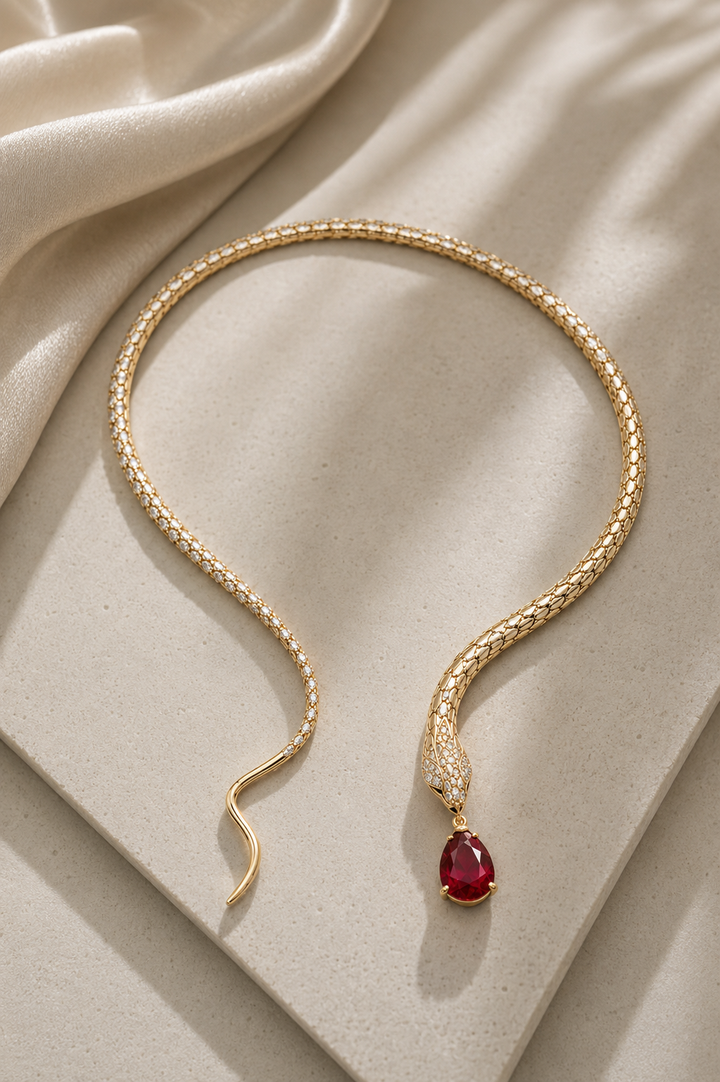 Ruby Serpentine Κολιέ