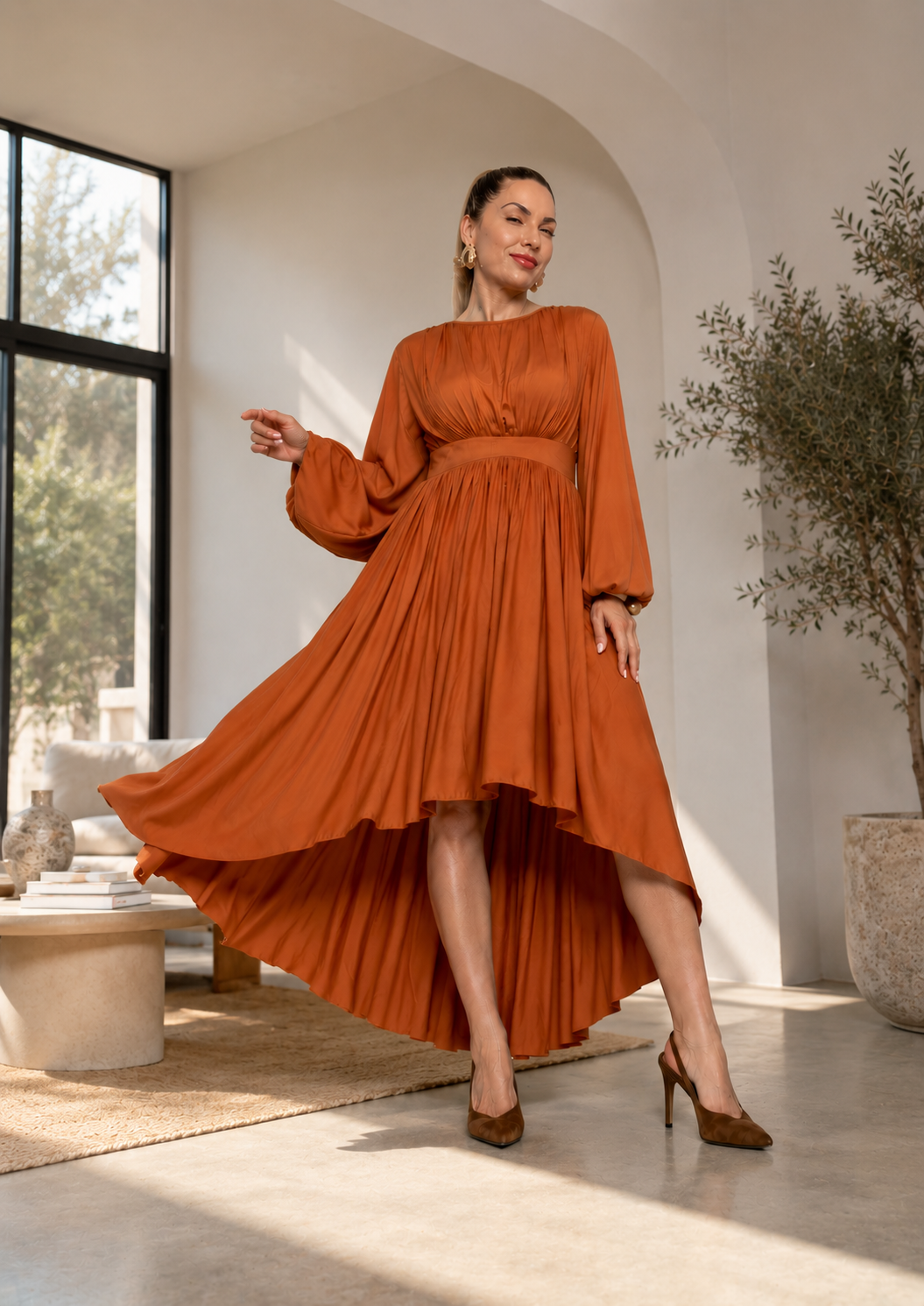 Siena Pleated Dress