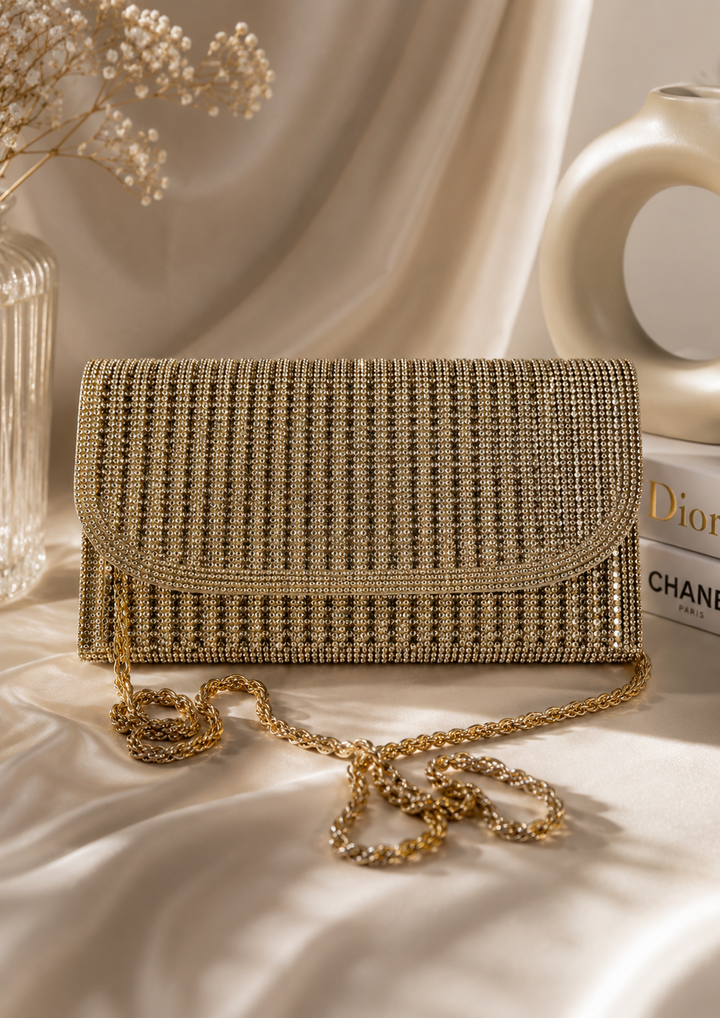 Crystal Veil Evening Bag