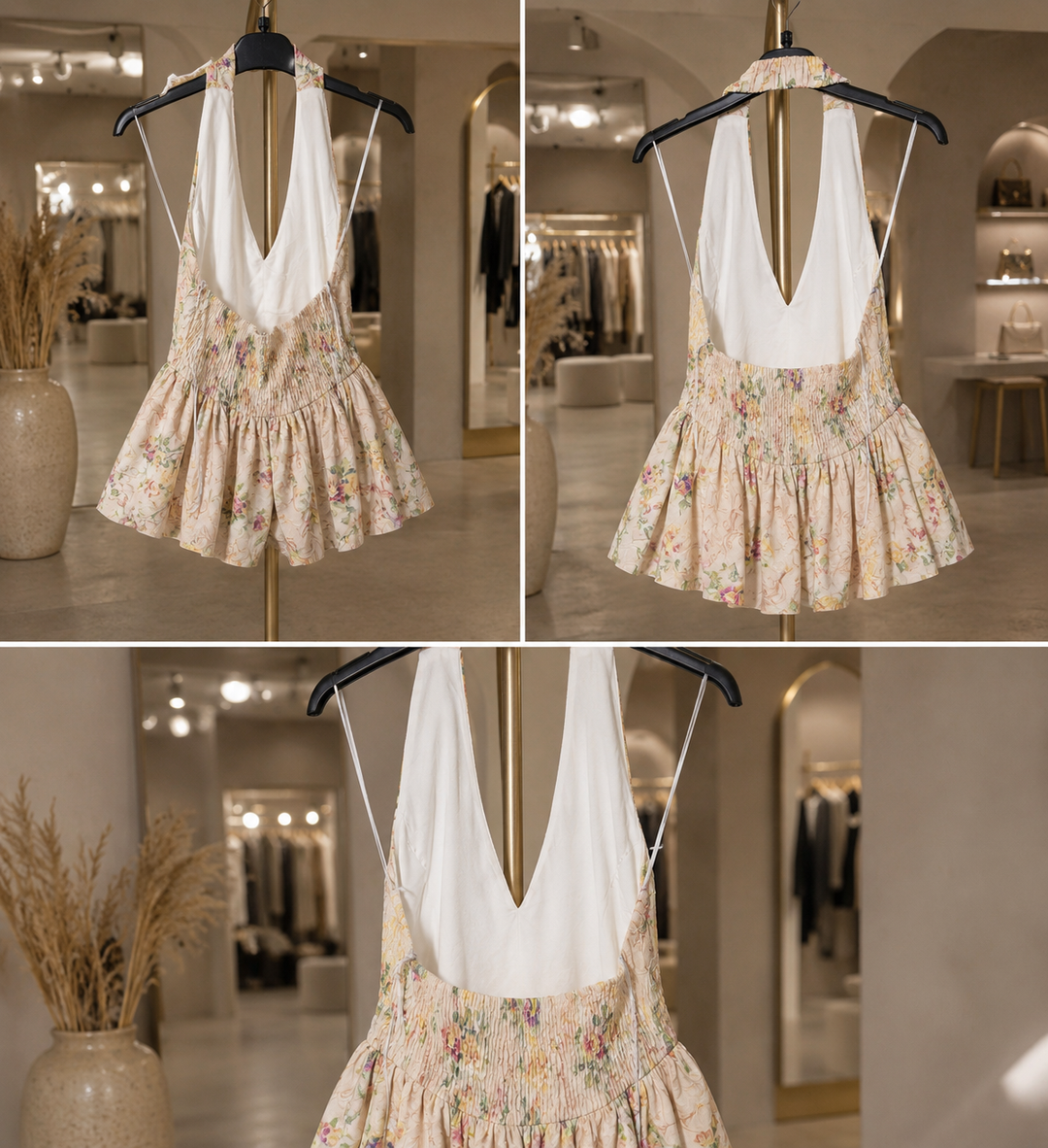 Τοπ Floral Halter