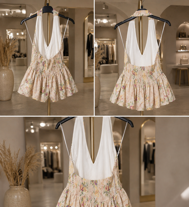 Τοπ Floral Halter
