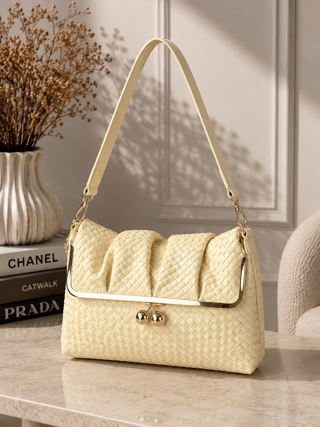 Aurora Weave Shoulder Bag