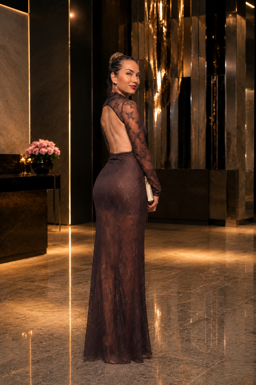 Midnight Lace Dress