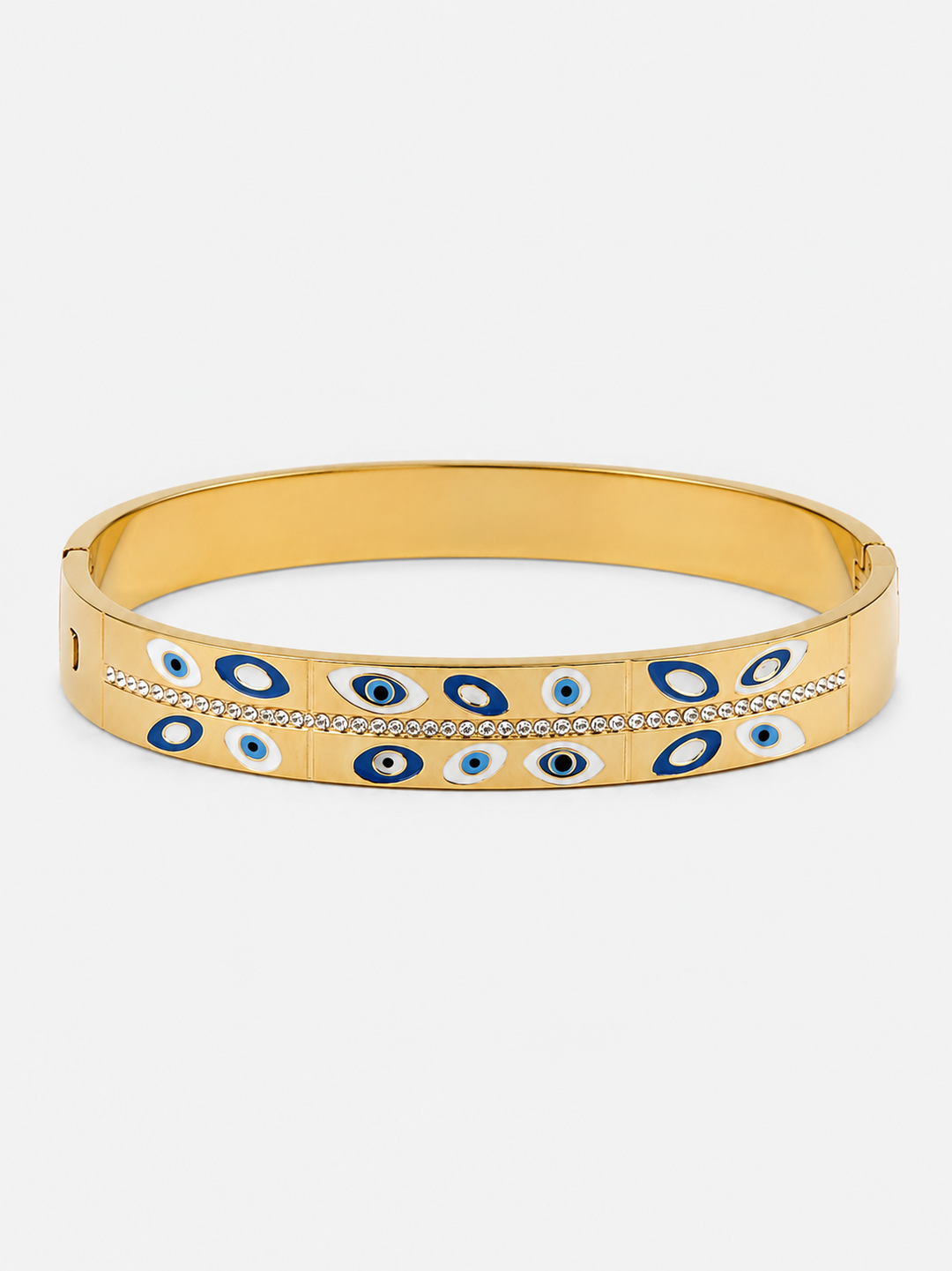 Χειροπέδα Evil Eye Gold Luxe
