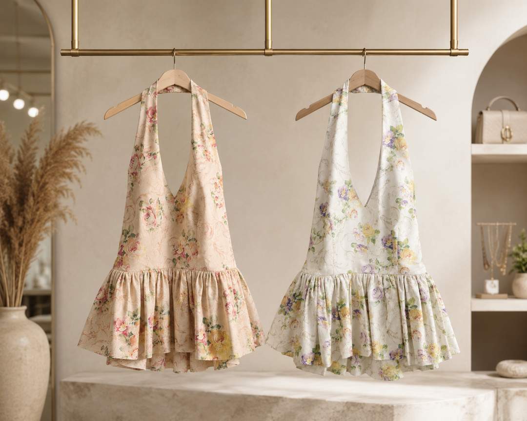Τοπ Floral Halter