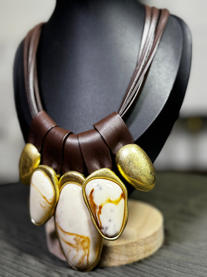 Marble Essence Statement Κολιέ
